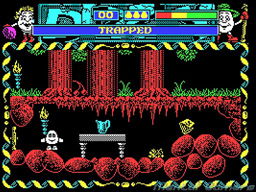 The very first version of Prince of the Yolkfolk for the ZX Spectrum